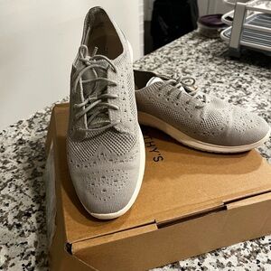 Cole Haan Men's Light Gray Knit Sneakers